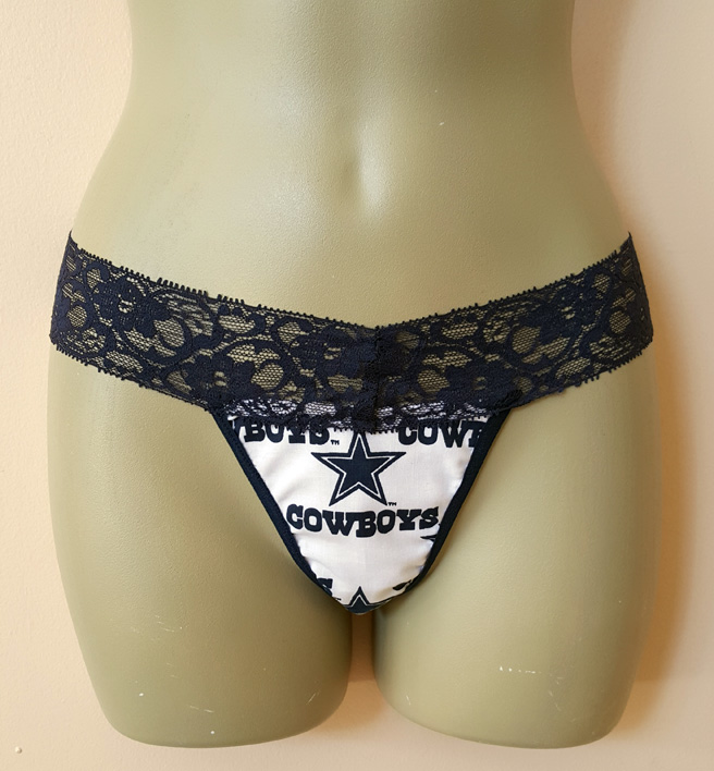 Sexy Ladies Nfl Football Dallas Cowboys G String Thong Panty