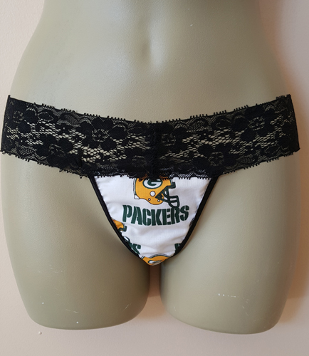 Sexy Ladies Nfl Football Greenbay Packers G String Thong Panty